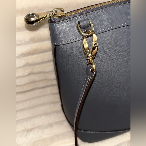 Henri Bendel Charcoal Satchel Bag - Picture 7 of 13